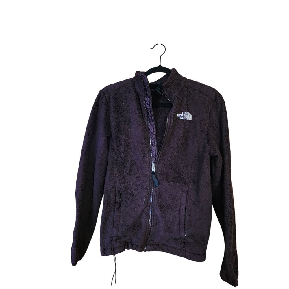 The North Face Womens Fleece Jacket M Purple Full Zip